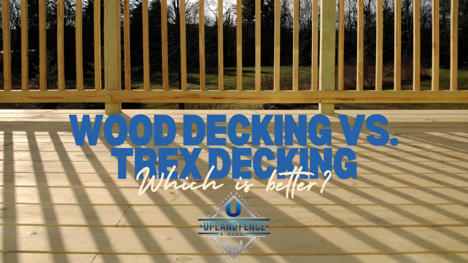 Wood Decking Vs. Trex Decking